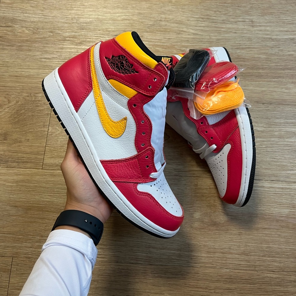 Jordan 1 Light Fushion Red Size 9
